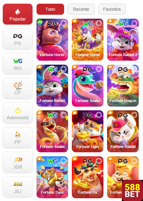 Experiência de Jogos 588bet.com