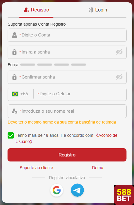 Experiência de Jogos 588bet.com